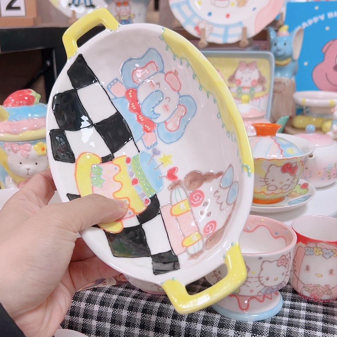 可爱陶瓷高温手作
