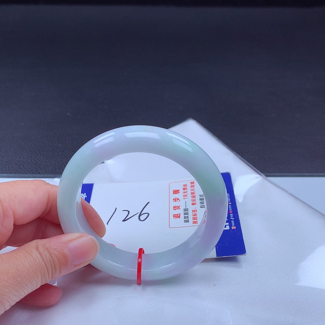 翡翠手镯未镶嵌手镯001277