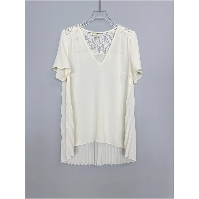 短袖女V领百搭3452