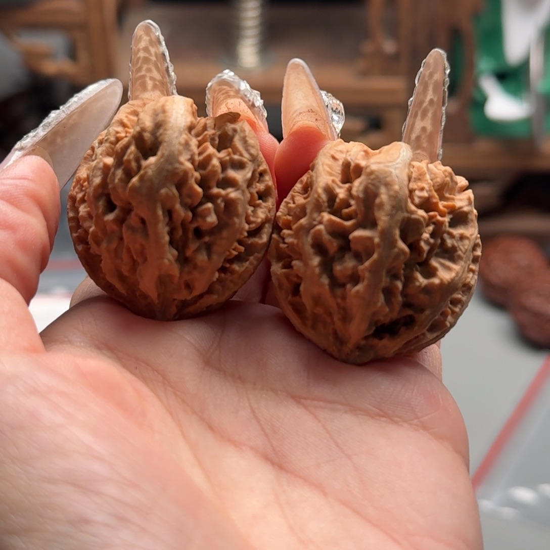 文玩核桃把件关东木子楸百核34