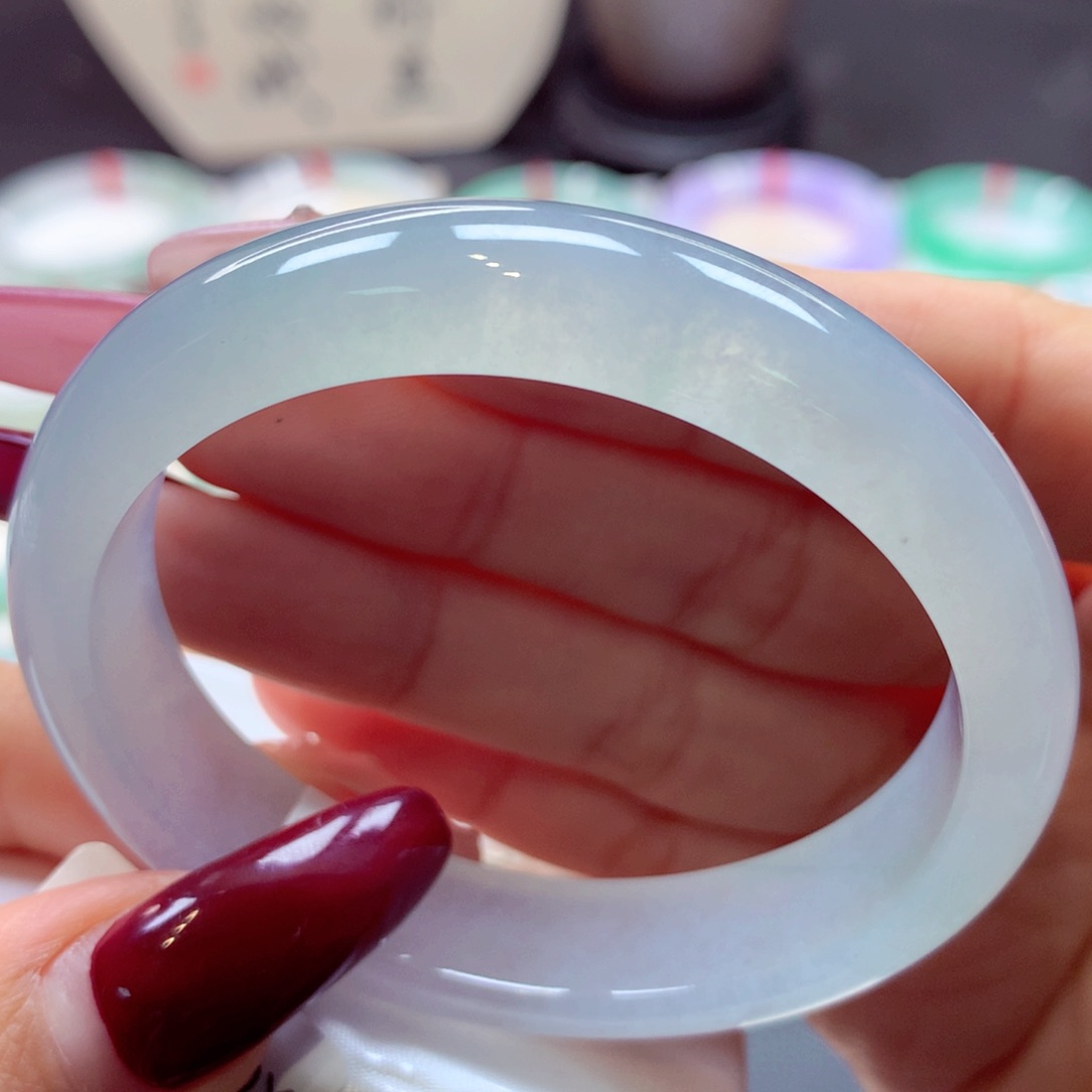 翡翠手镯（贵妃镯）未镶嵌贵妃40号66