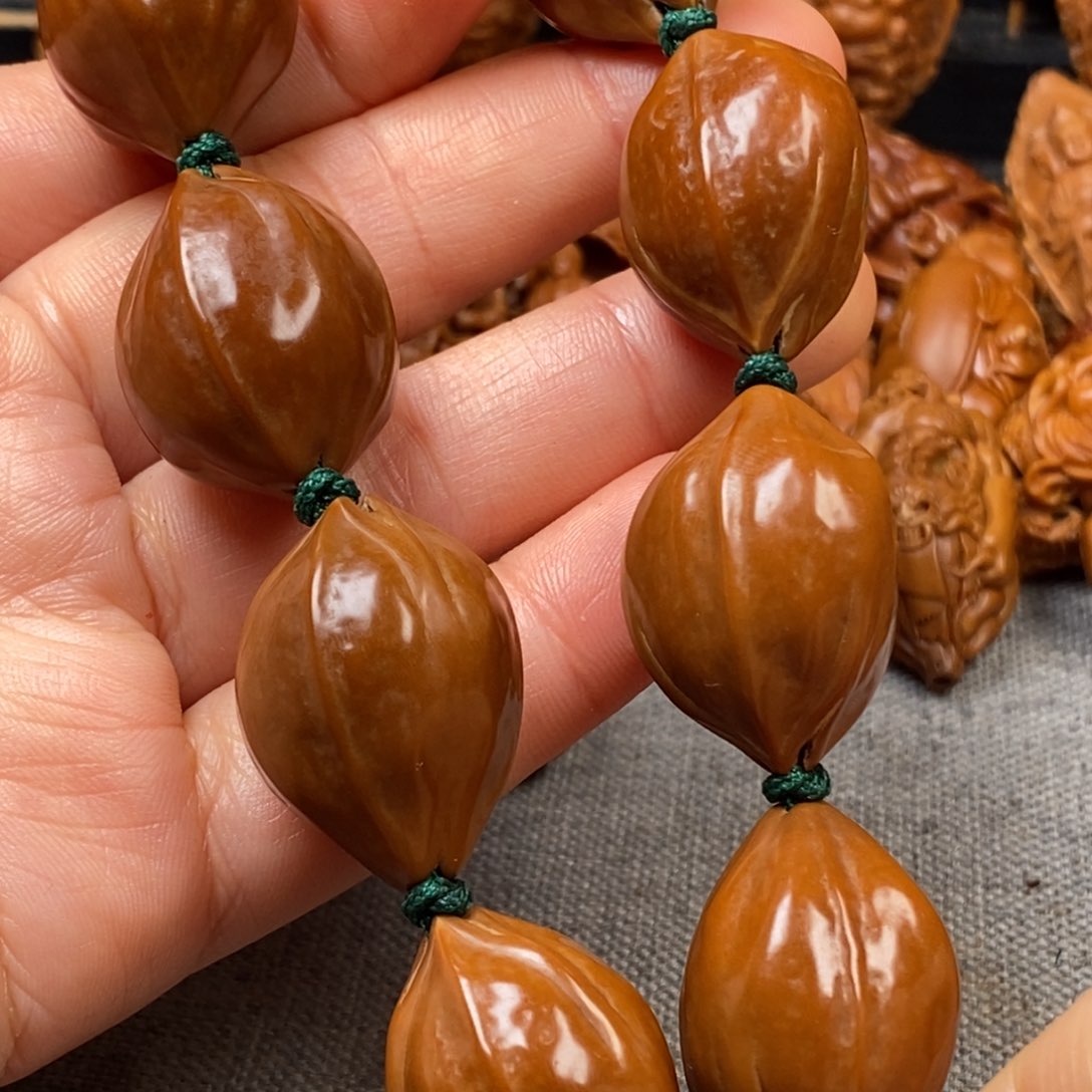 橄榄核手串/手链2.1铁核 毕业去皮精抛光素窜 可以雕刻料子