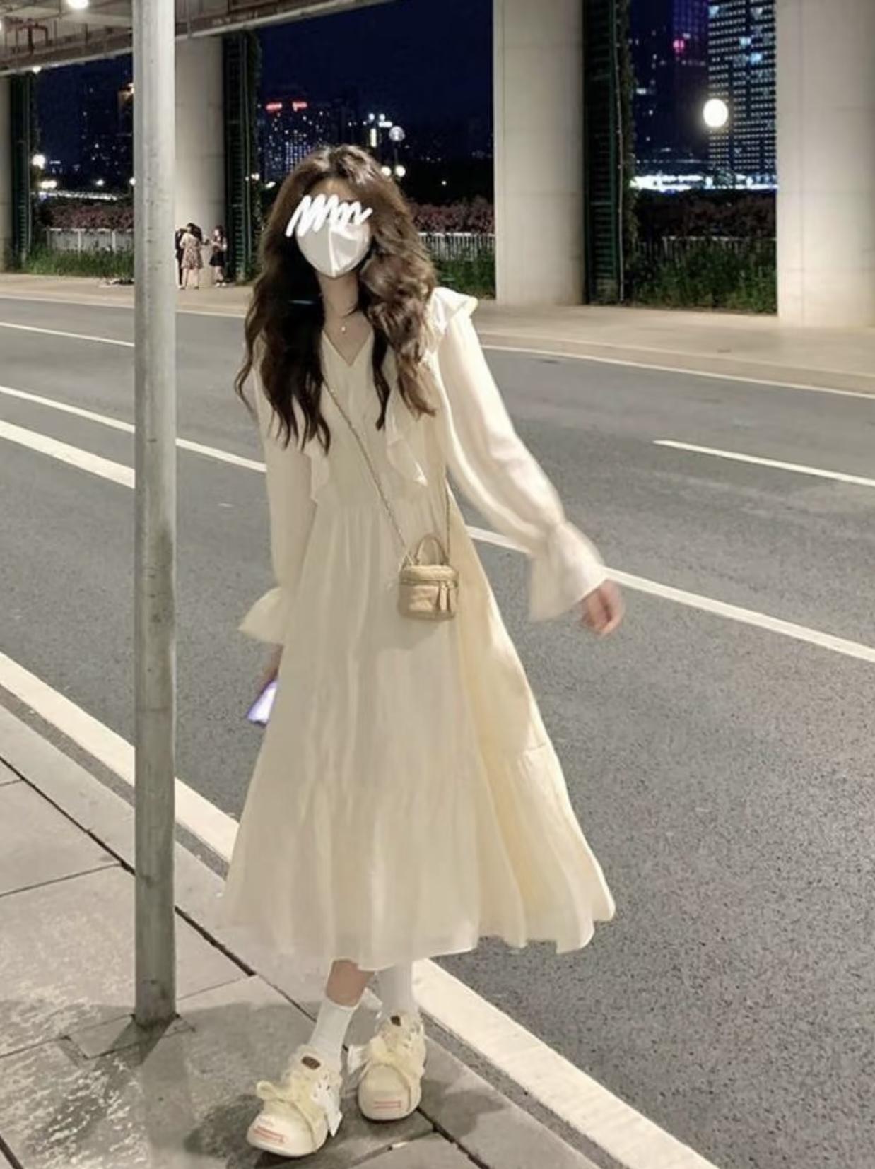 601-800高级感气质四季收腰显瘦中长款连衣裙2025新款