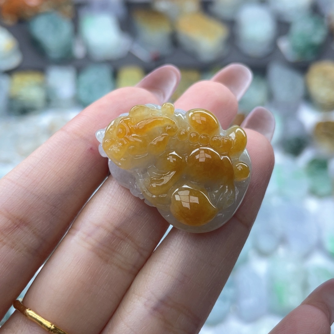 颈饰未镶嵌翡翠貔貅22