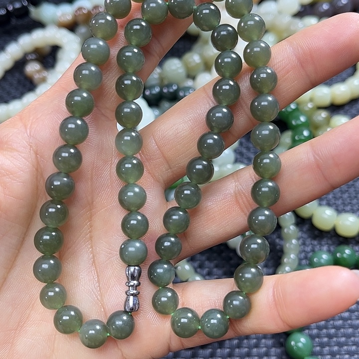 和田玉未镶嵌手链