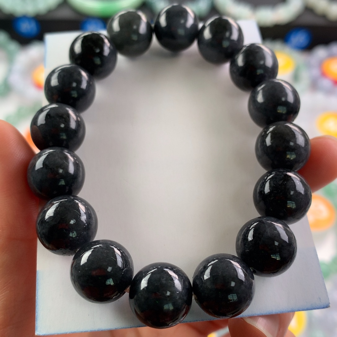 翡翠未镶嵌手链卡13