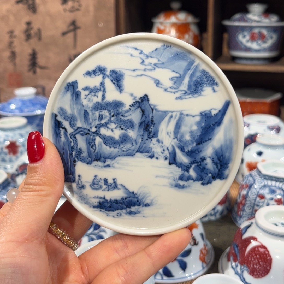 陶杯子景德镇陶瓷主人杯