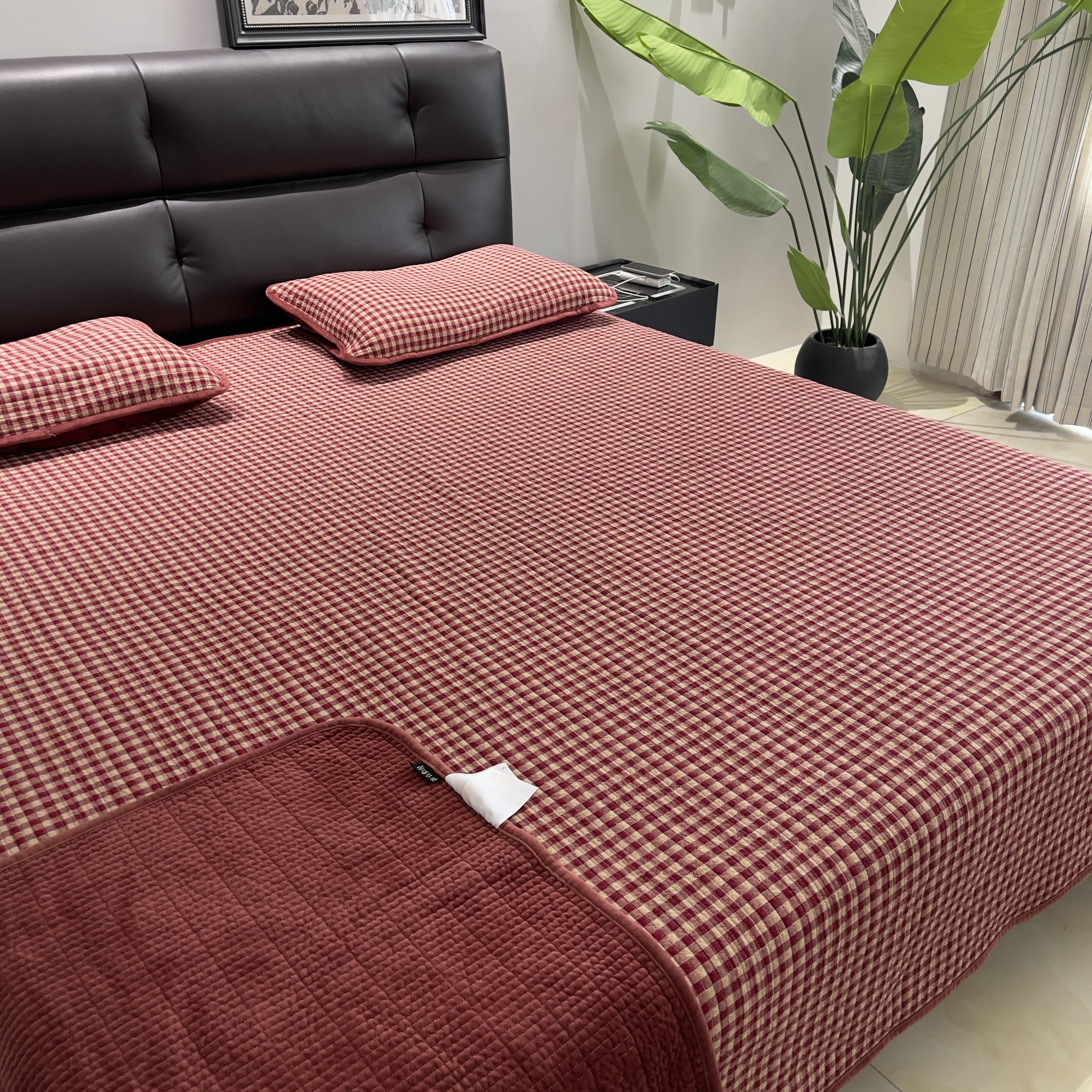 全棉+宝宝绒床盖三件套 高品质