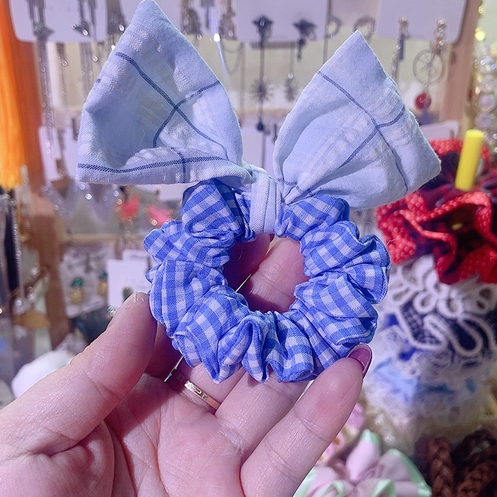 布艺非金属小发圈