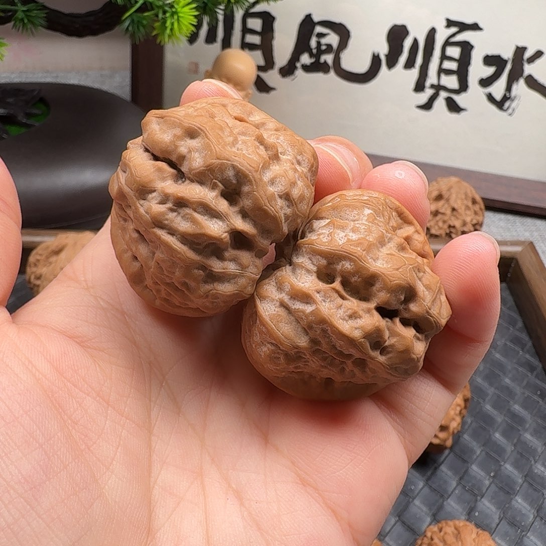 吊坠文玩核桃全品蛤蟆头40