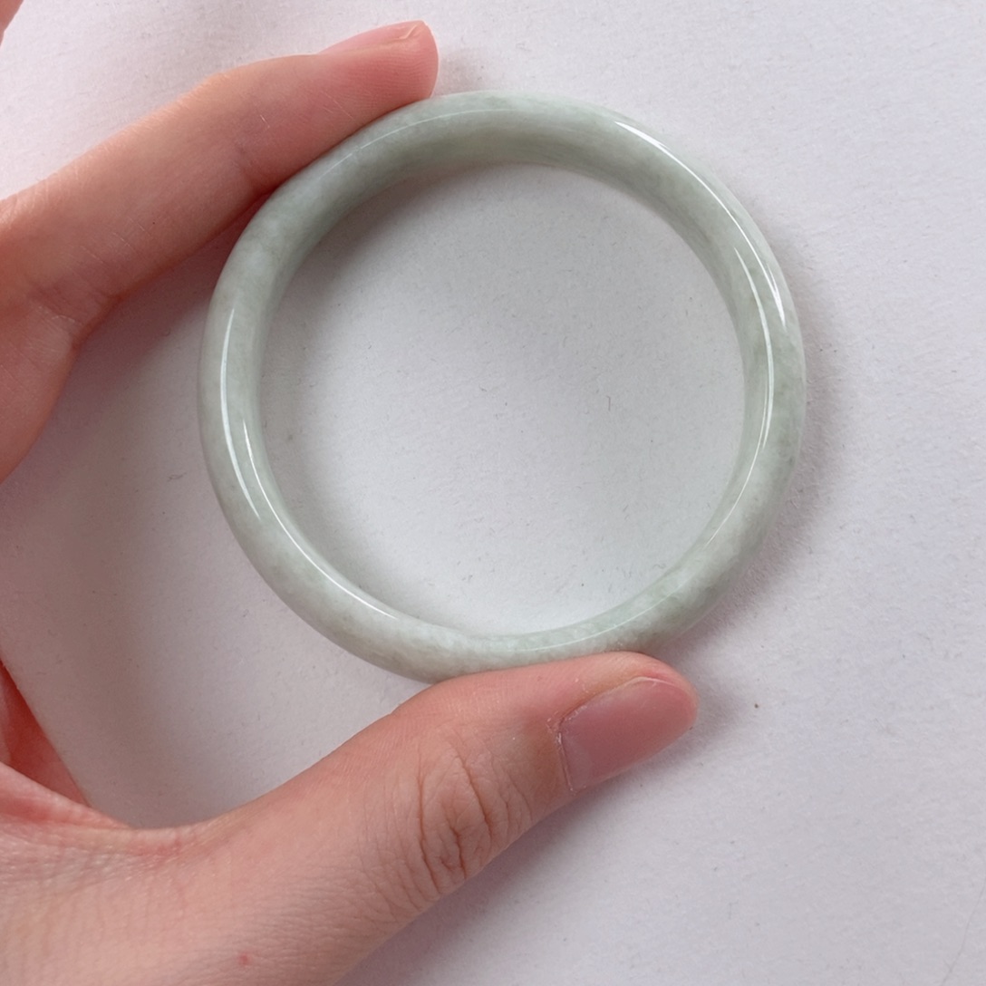 蓝田玉（蛇纹石化大理石玉）手镯未镶嵌-