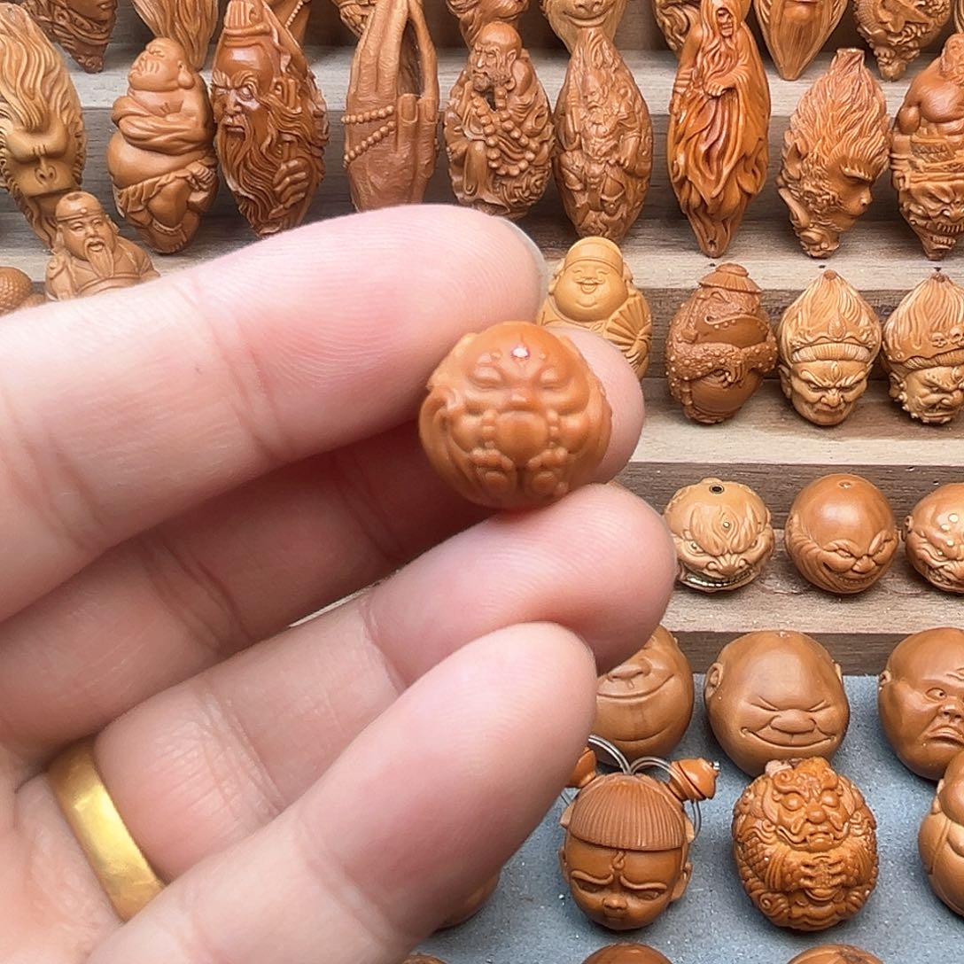 猴头核桃吊坠16狐狸