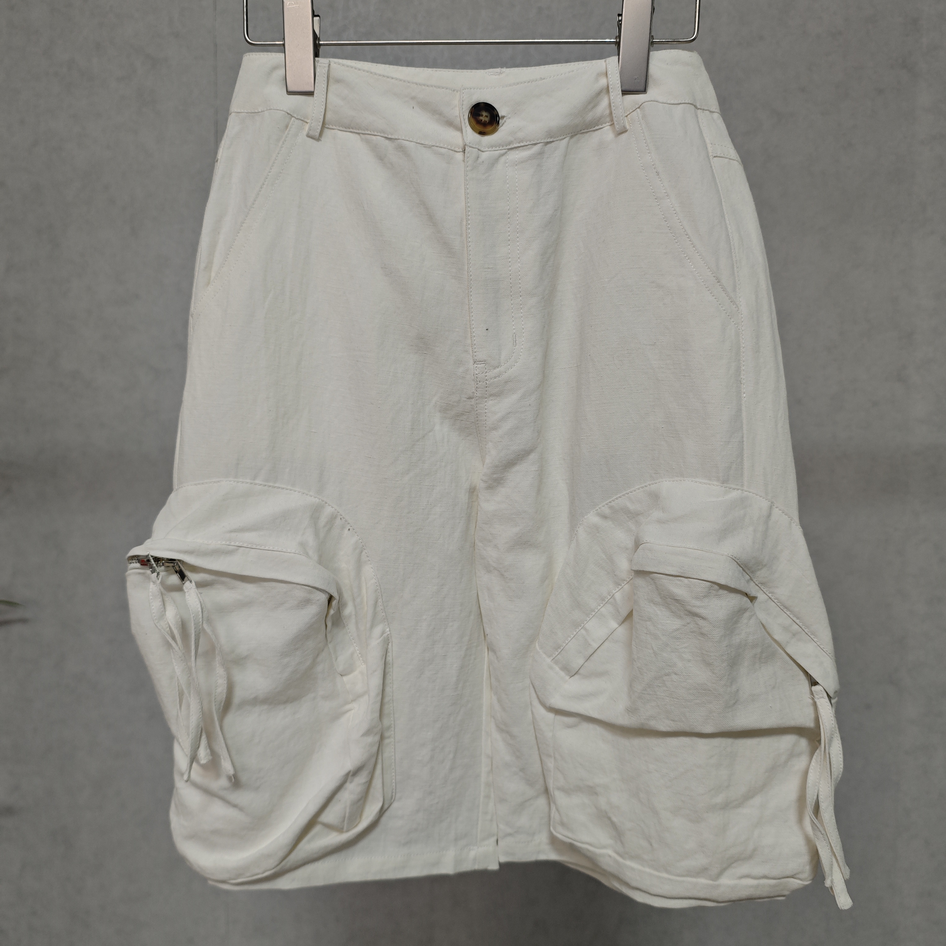 尚系列  S568 女装秋牛仔短裤白色1904332