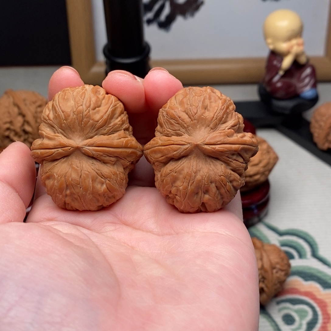 文玩核桃把件41尺元宝