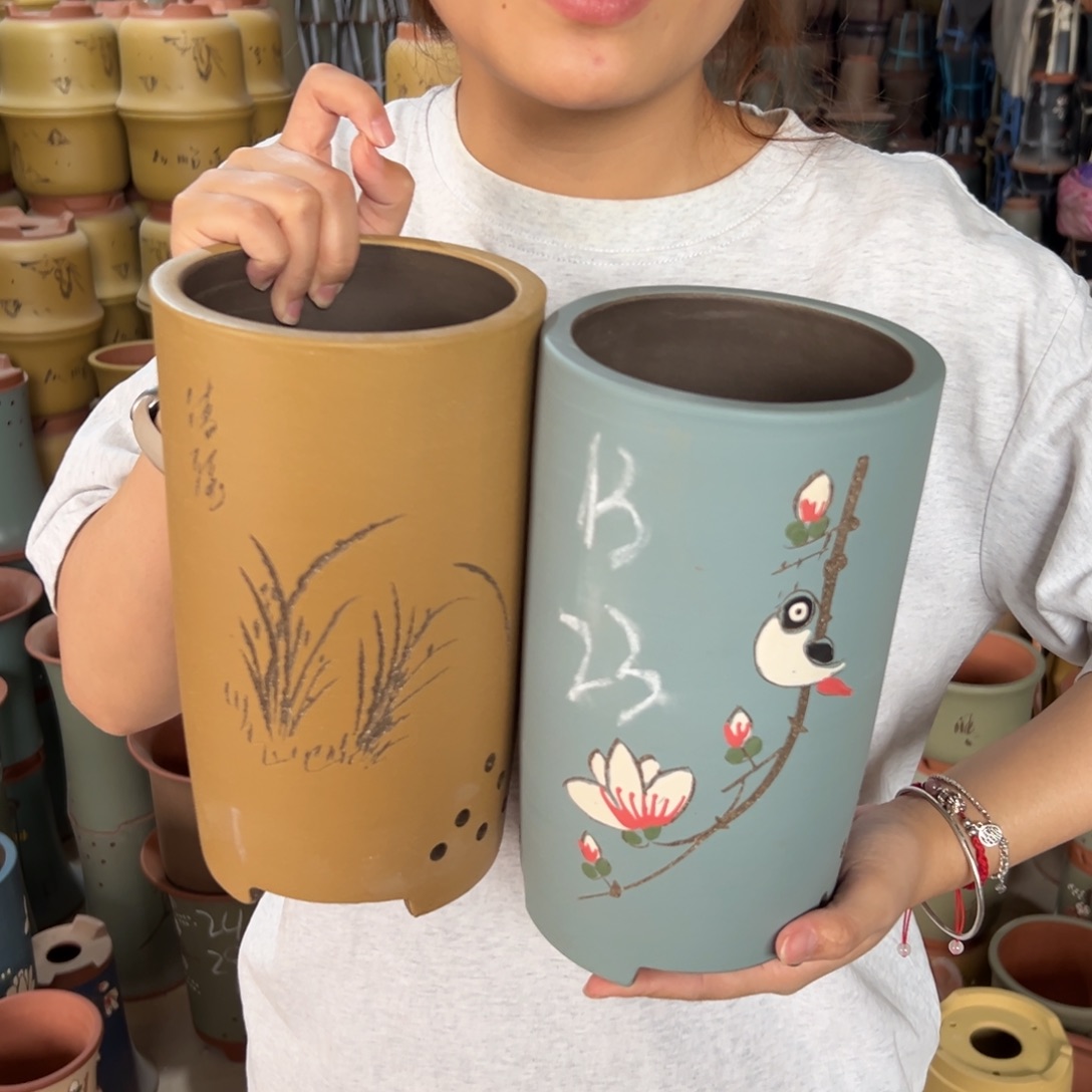 宜兴川阁紫砂花盆13/23