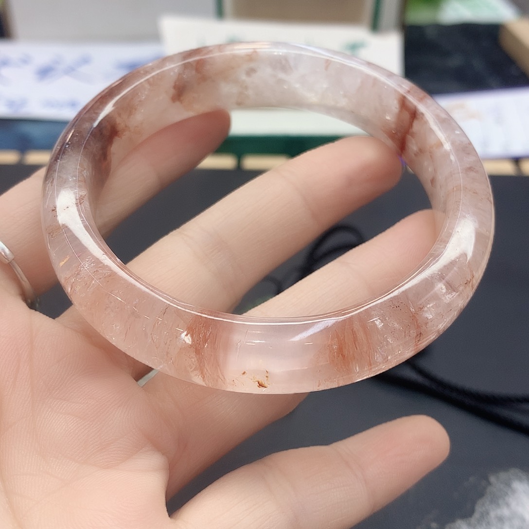 水晶手镯未镶嵌62（瑕疵5758