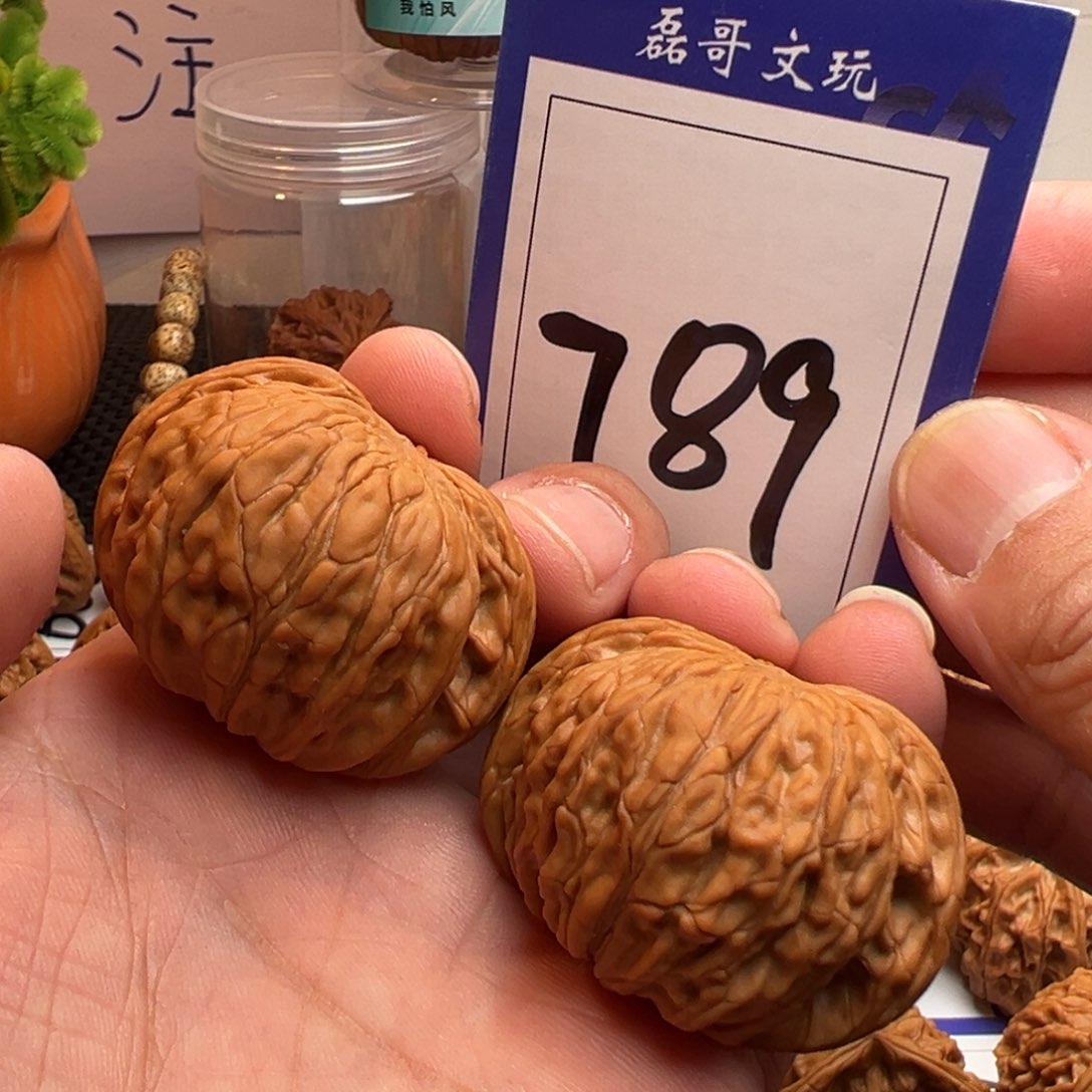 文玩核桃把件全品磨盘43尺寸789号