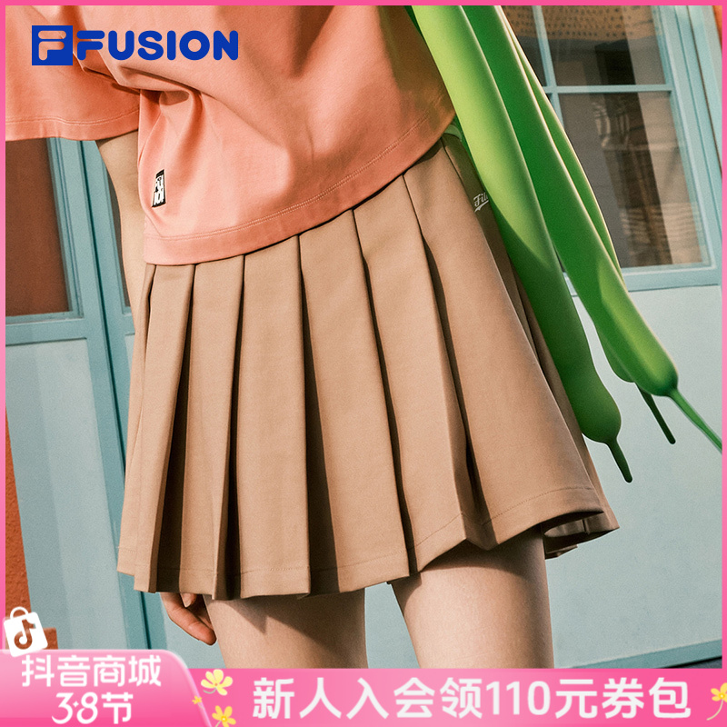 【遮肉显瘦】FILA斐乐柔软垂感短裙女士夏季休闲半身裙T11W432307F