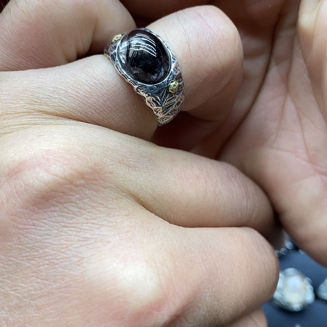 競***文银S925镶嵌水晶戒指活口