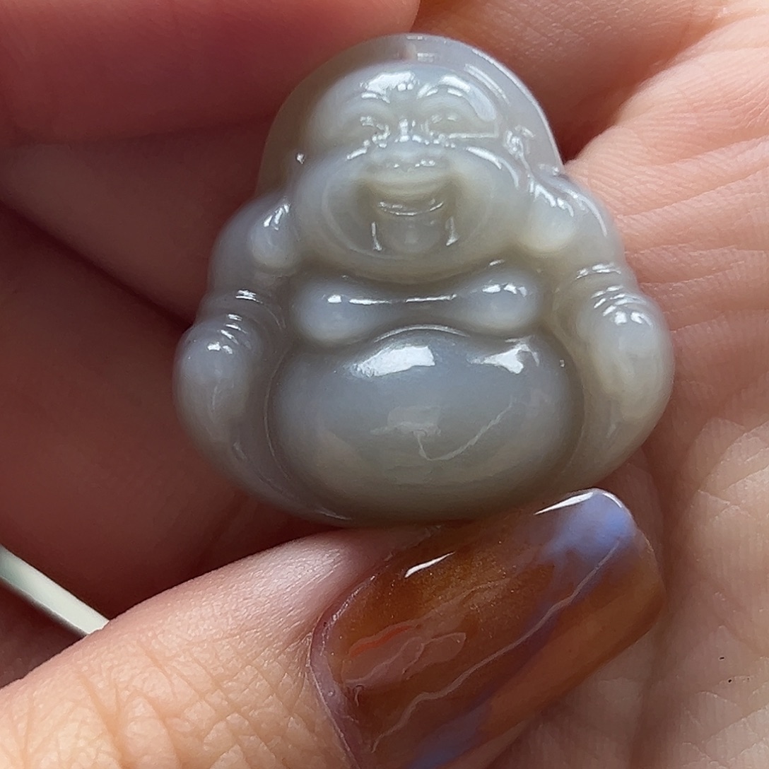 和田玉未镶嵌颈饰包容