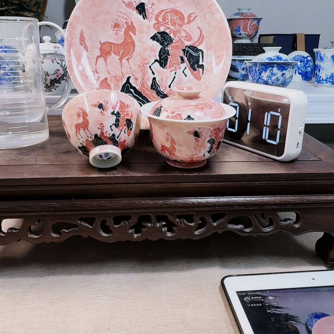 泥塑倾*拓片套装手工手绘