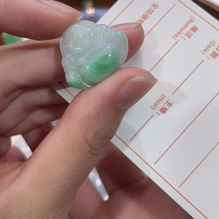 翡翠未镶嵌颈饰11