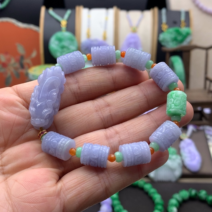 翡翠未镶嵌手链翡翠手链