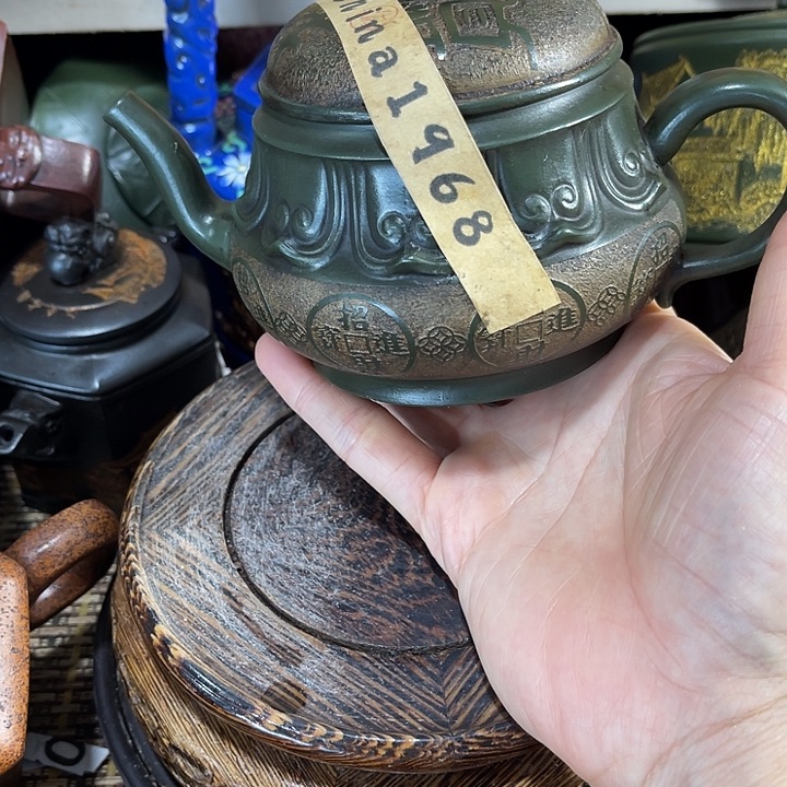 茶壶紫砂原矿泥料手工制作的一把紫砂壶