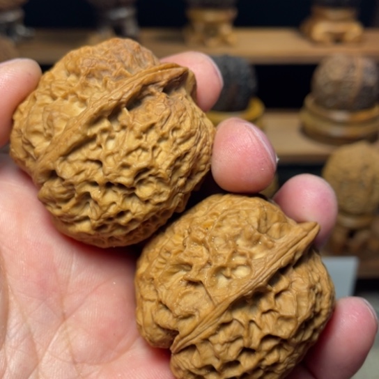 文玩核桃吊坠y高庄龙纹膀45