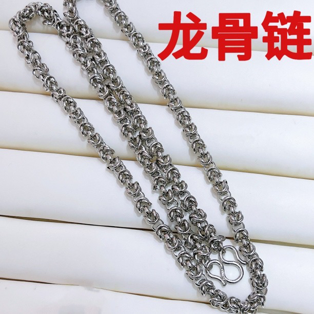 铂金Pt950项链-龙骨链项链时尚百搭潮人个性简约潮流复古