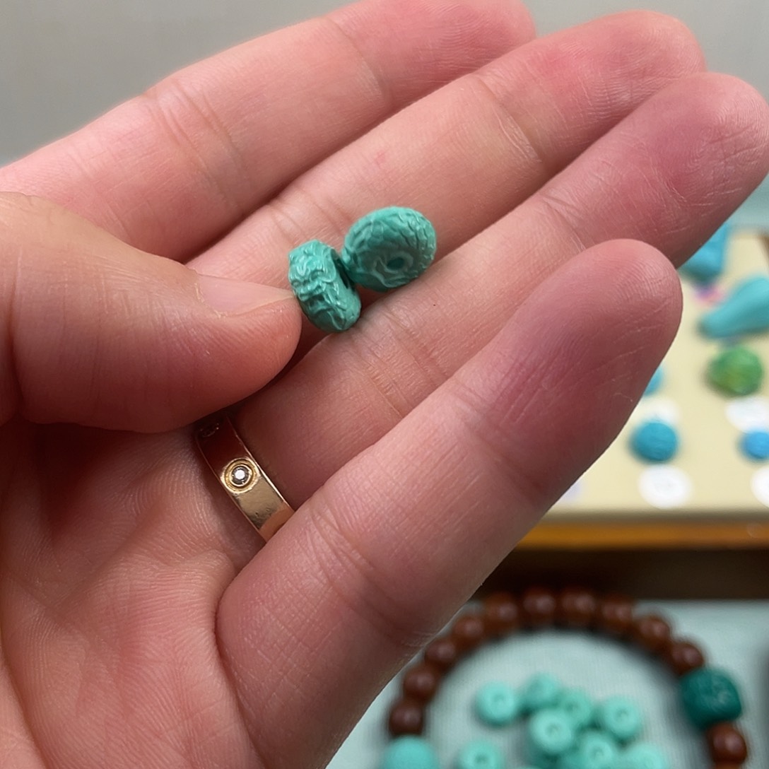 原生态湖北松配饰尺寸10