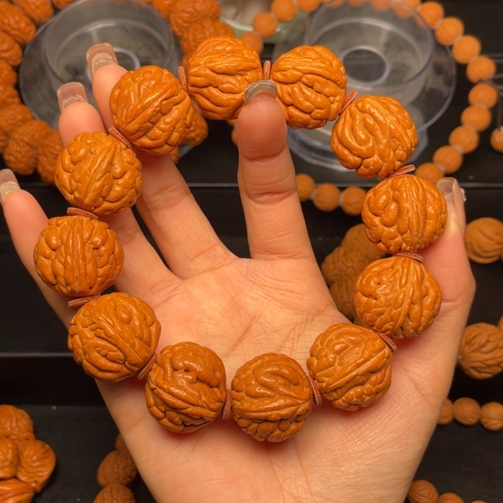 桃核手串23尺寸原霸手串（22号链接）