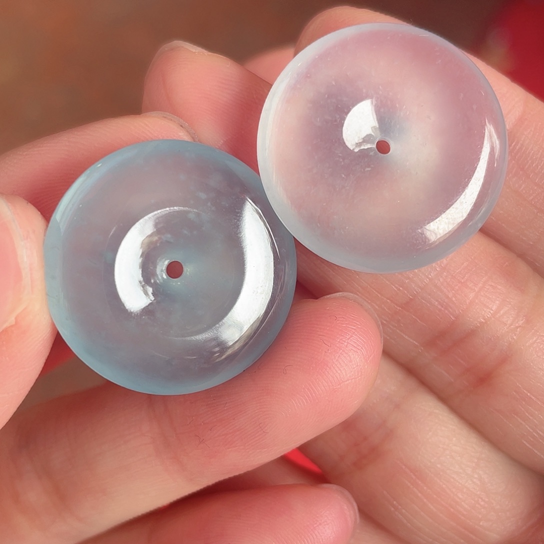 定制翡翠未镶嵌平安扣推荐款