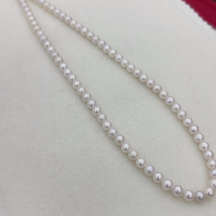 淡水珍珠颈饰银S925镶嵌701