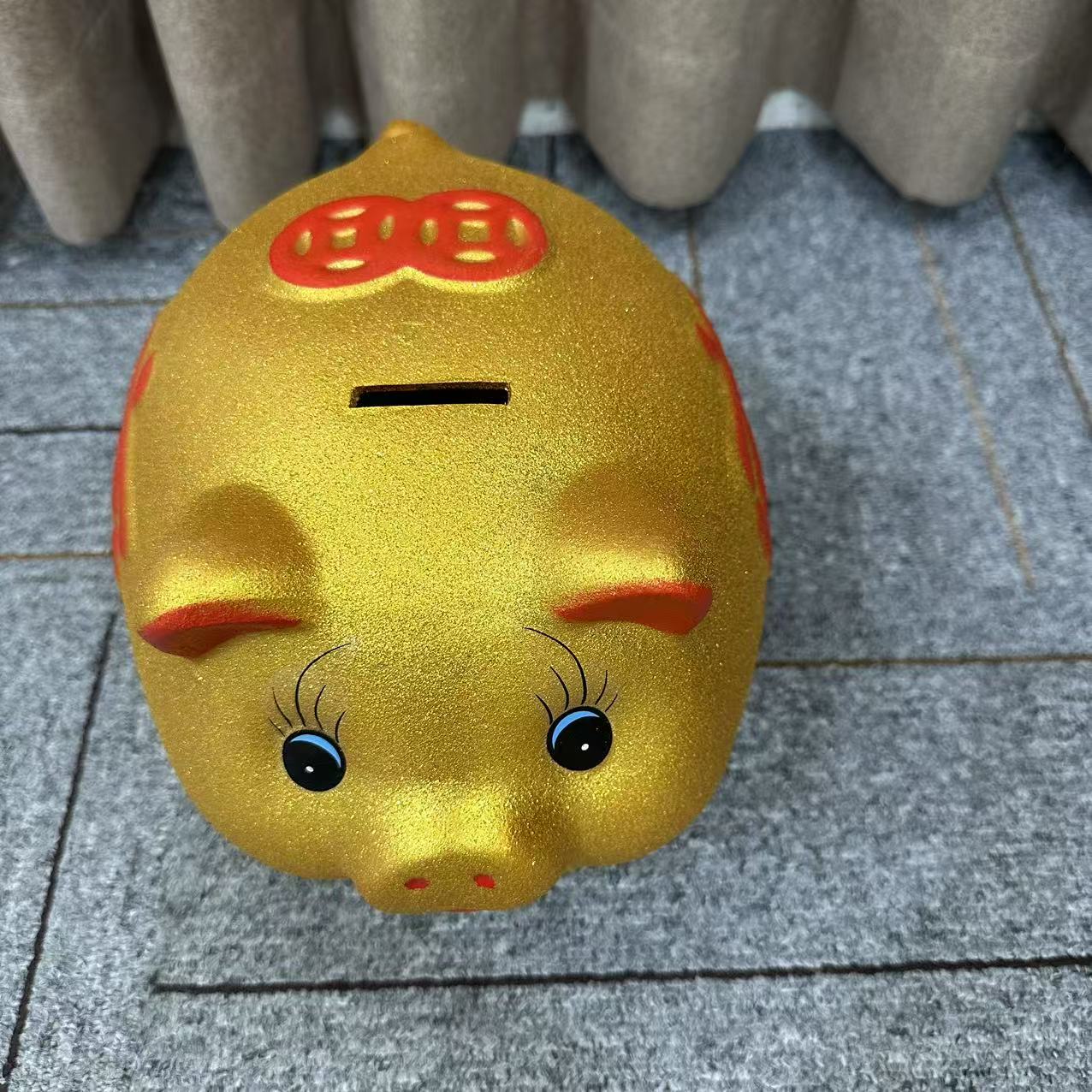 金猪存钱罐新款只进不出