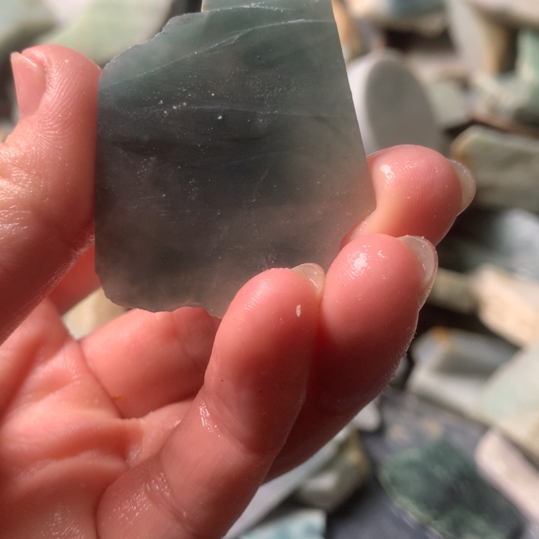 翡翠颈饰未镶嵌缅甸翡翠