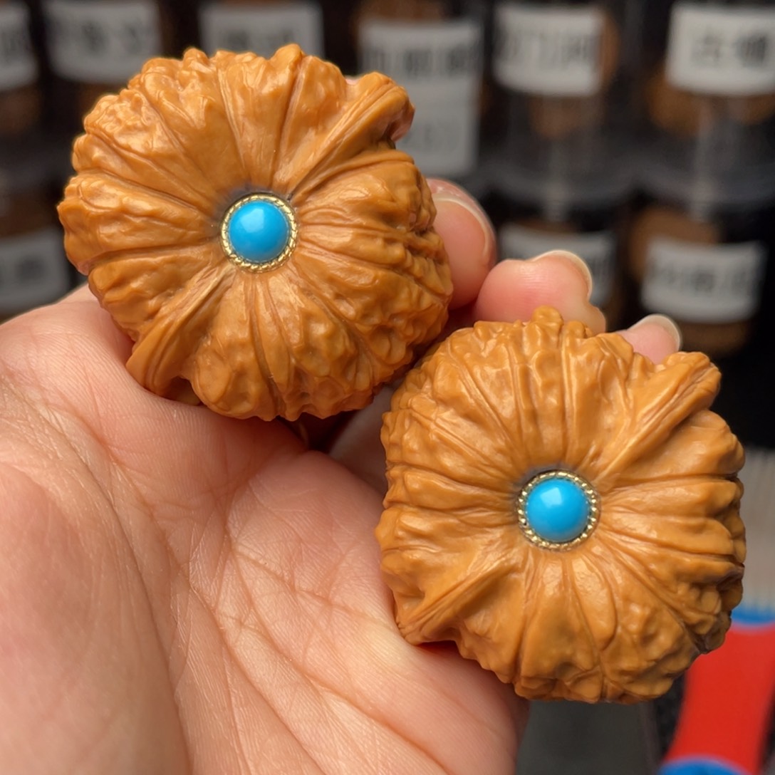 文玩核桃把件41南瓜