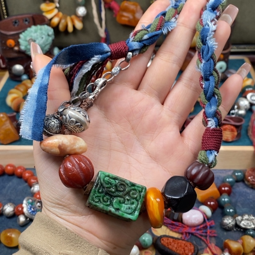 【闪购商品】翡翠颈饰未镶嵌项链