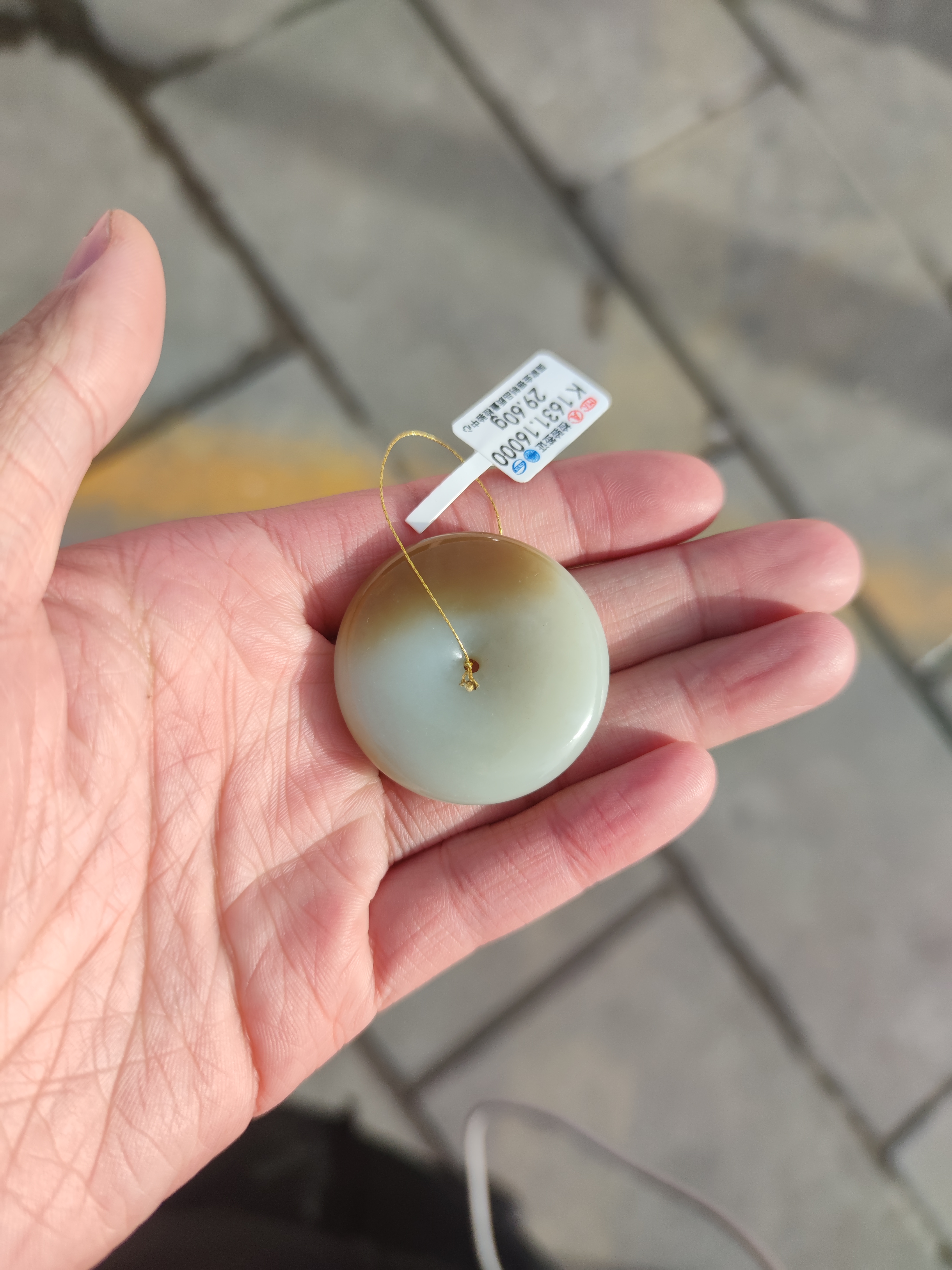 和田玉和田玉平安扣