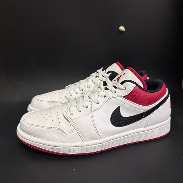 42码/二手/Nike aj1 白红 低帮复古篮球鞋