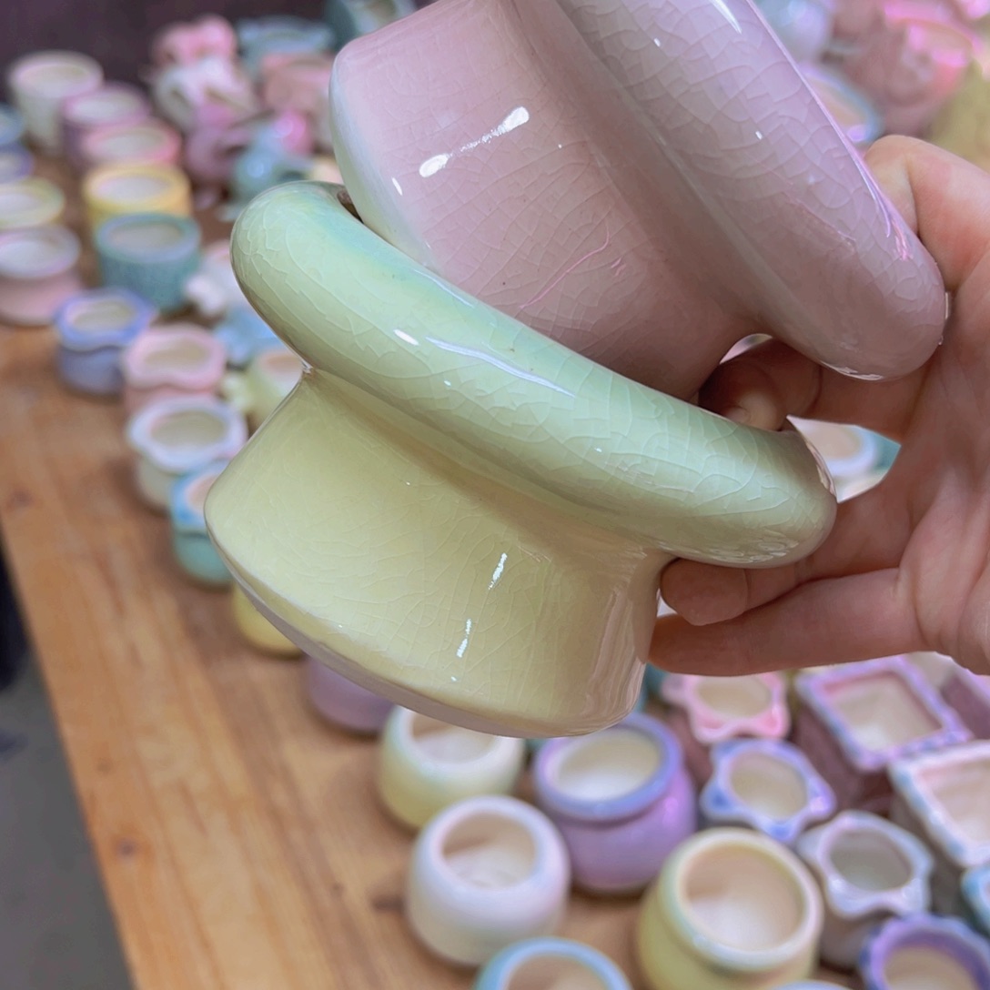 陶瓷花盆当场凑满12包邮