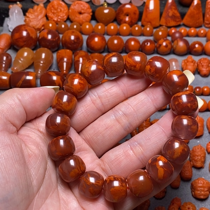 南红玛瑙未镶嵌配饰