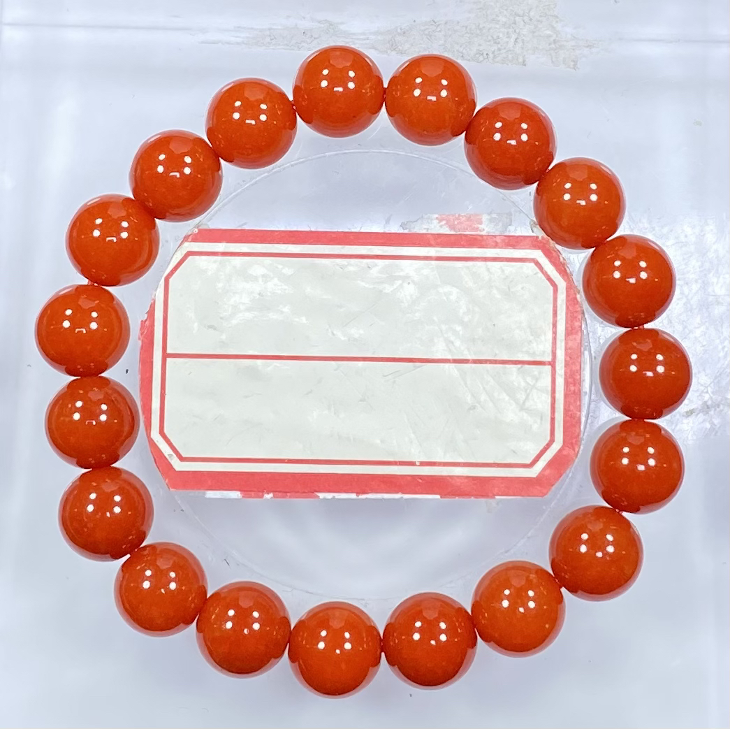 柿子红10mm手串发一条B23