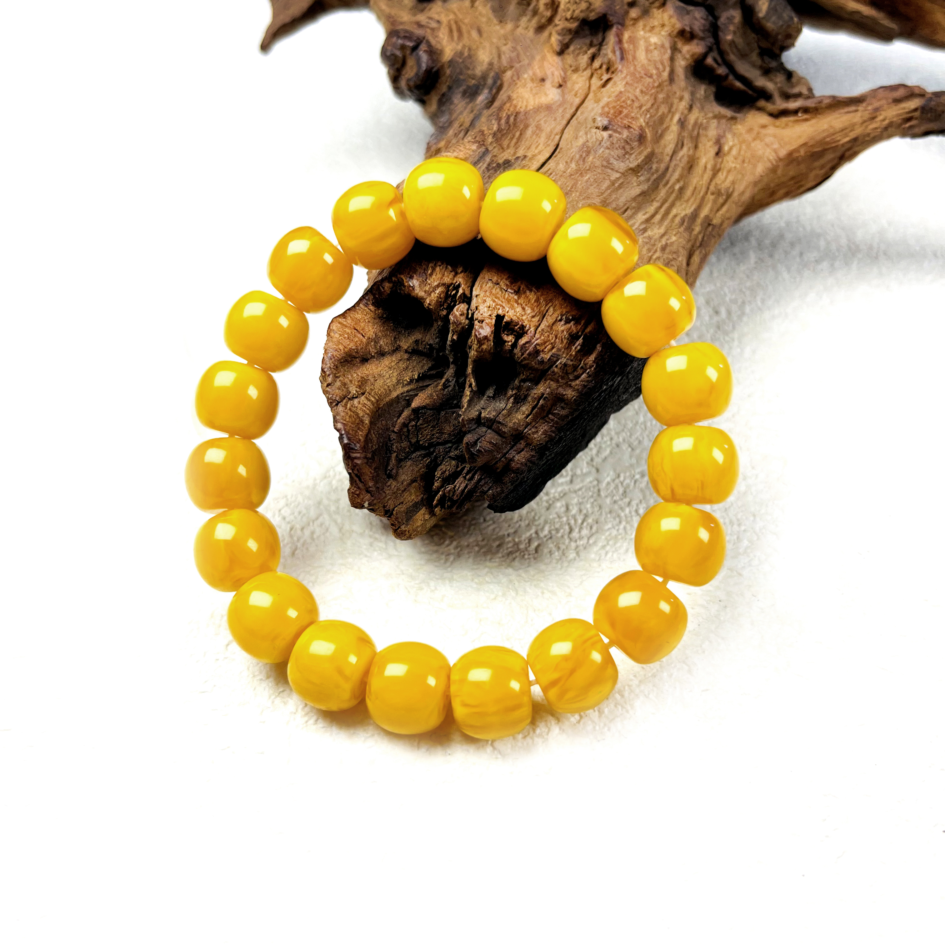 XL4578  缅甸新蜜桶珠手串绕指柔手串单圈