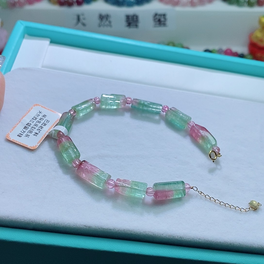 碧玺手链未镶嵌碧玺手链