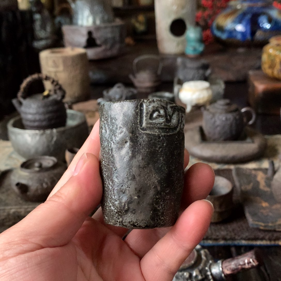 杯手工制作柴烧茶具