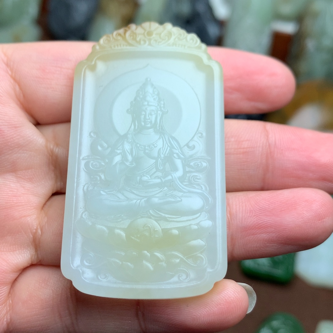 和田玉挂件未镶嵌