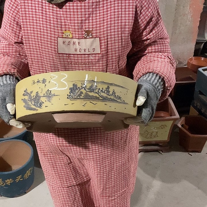 紫砂花盆紫砂花盆