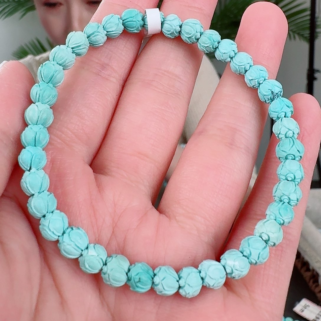 未镶嵌绿松石珠宝奇石