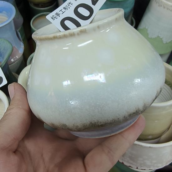 景德镇手工高温陶瓷：内5.5口高7